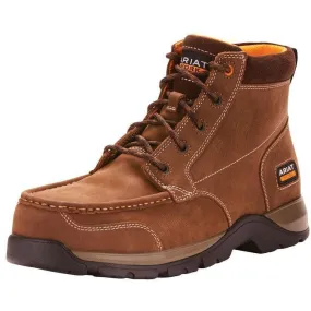 Ariat Men's Edge LTE Chukka 6 Comp Toe Work Boot - Brown - 10024951