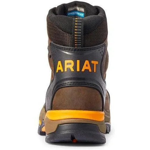 Ariat Men's Endeavor 6 Carbon Toe WP Work Boot - Brown - 10031591