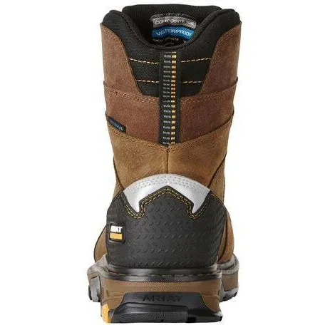 Ariat Men's Intrepid 8 Comp Toe WP Work Boot - Rye Brown - 10020079