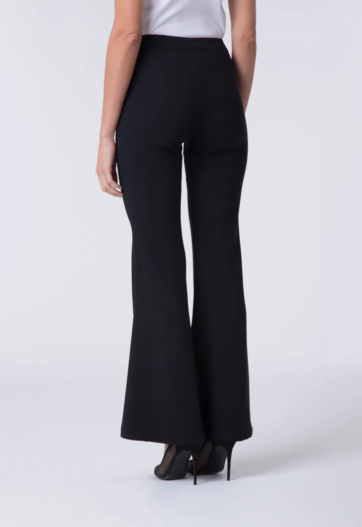 Bell Bottom Black Trouser