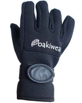 Black Neoprene Trail Gloves