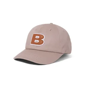 Butter Goods B Logo 6 Panel Cap Khaki