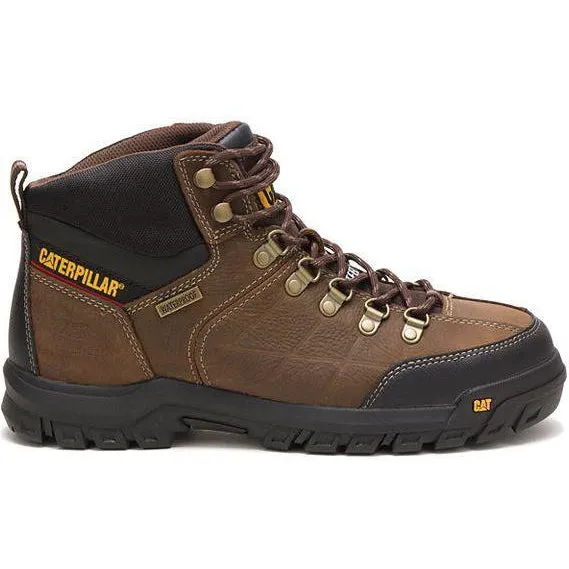 CAT Men's Threshold Steel Toe WP SR Work Boot - Brown - P90935