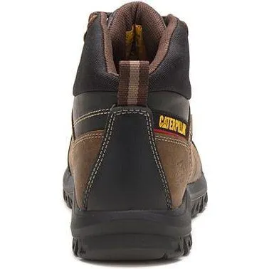 CAT Men's Threshold Steel Toe WP SR Work Boot - Brown - P90935