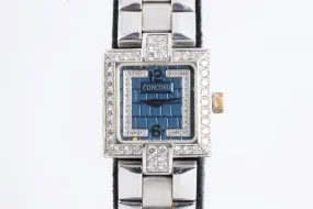 Concord La Scala 18K White Gold & Diamonds 20mm Ladies Watch