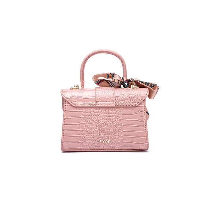 Croc Satchel Handbag  HF 10