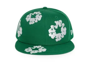 DENIM TEARS NEW ERA COTTON WREATH CAP 59/50 CAP GREEN