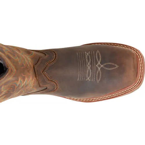 Double H Men's Elijah 12" Comp Toe Western Work Boot - Brown - DH5241