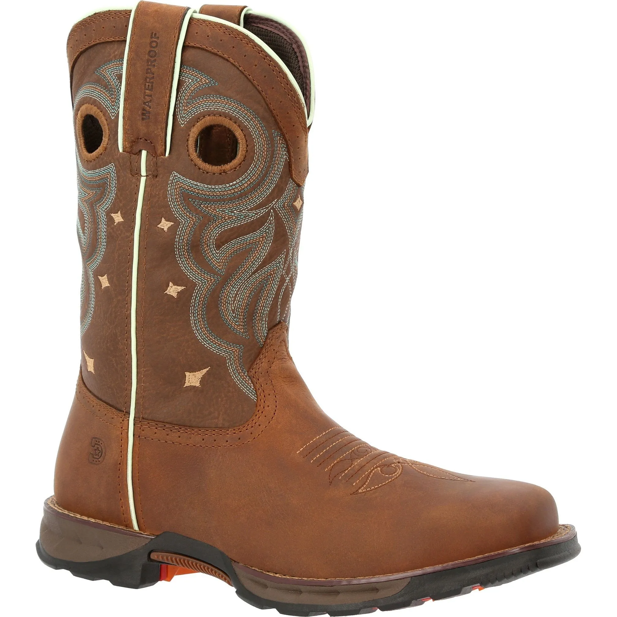 Durango Women's Maverick 10" Steel Toe WP Western Work Boot - DRD0416