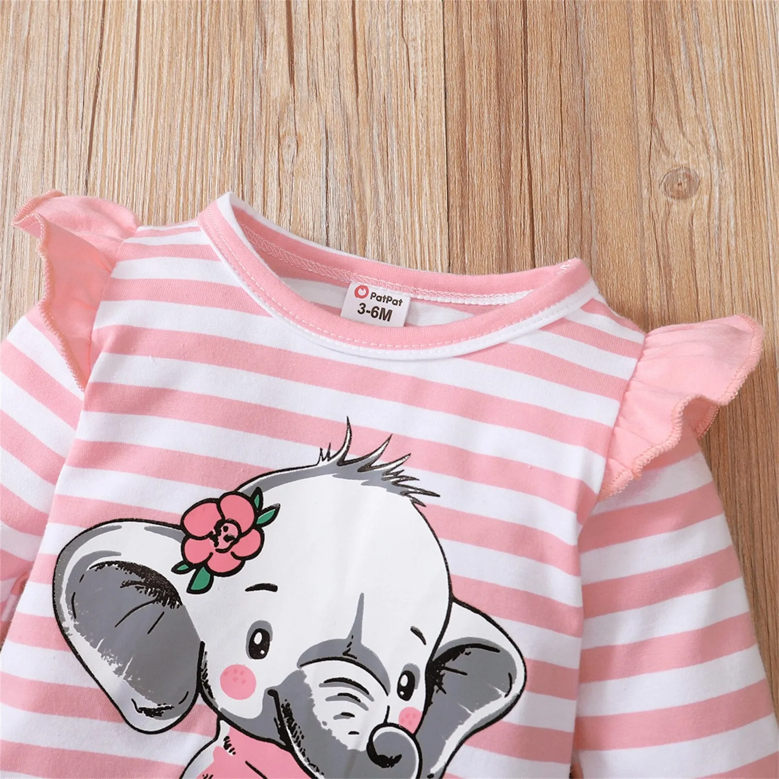 Elephant Grey Striped Set