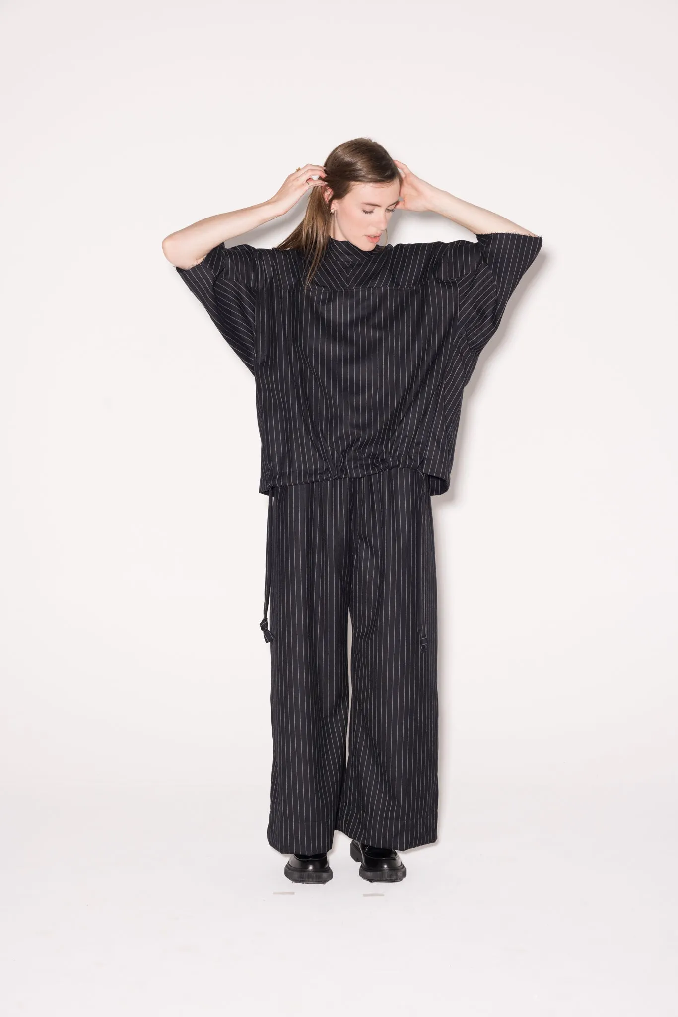 Equal Top | Black Pinstripe