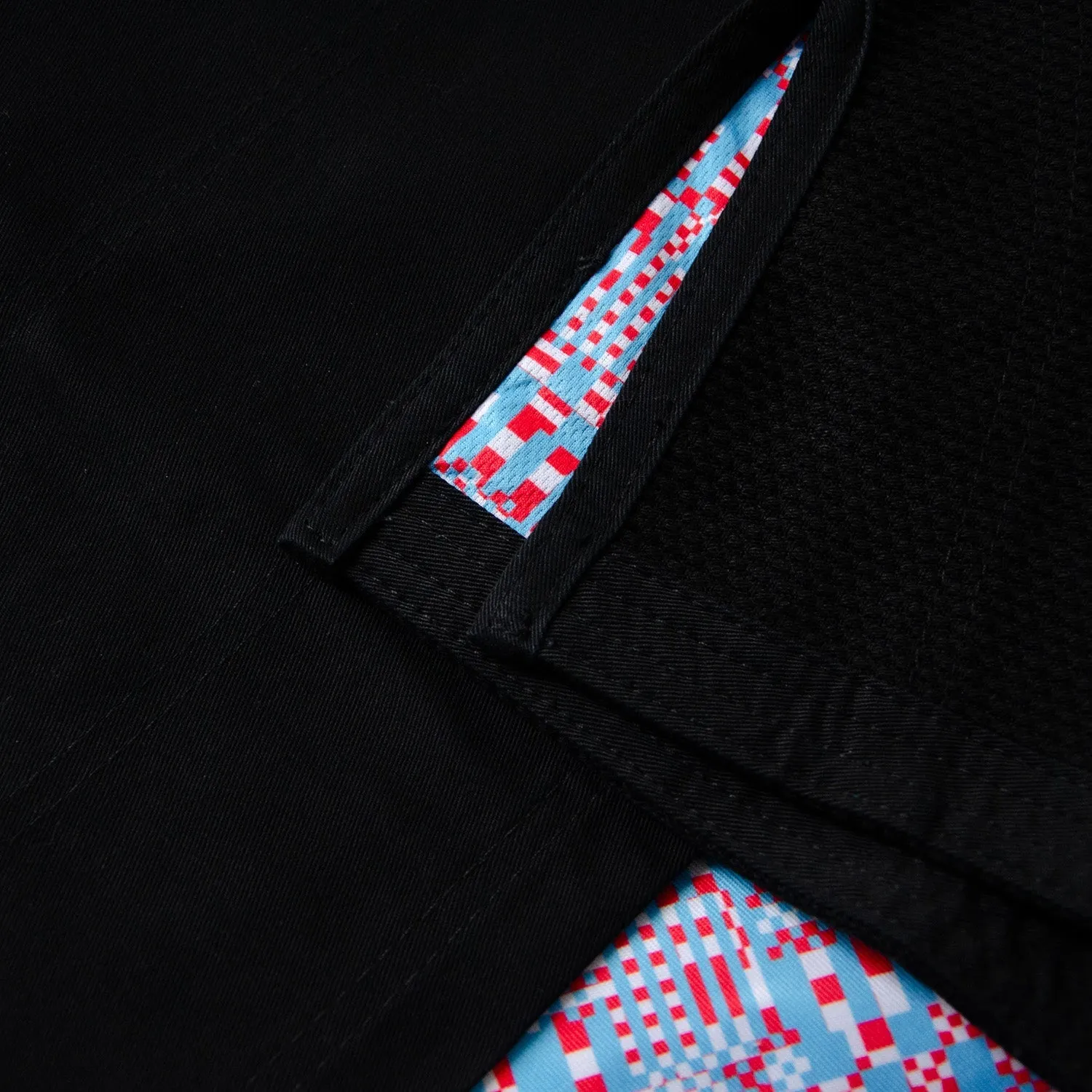 'Glitch' Kimono (Black)