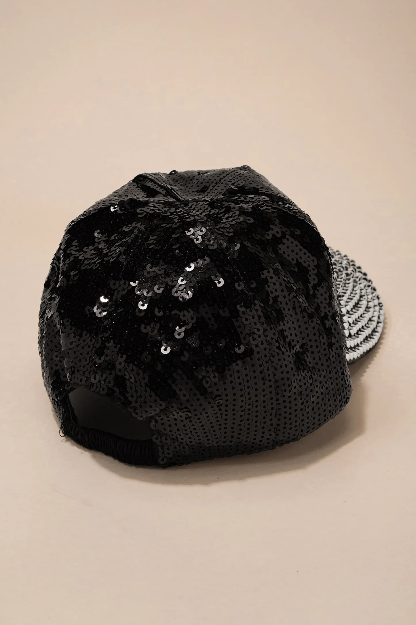 Gloria Sequin and Rhinestone Cap