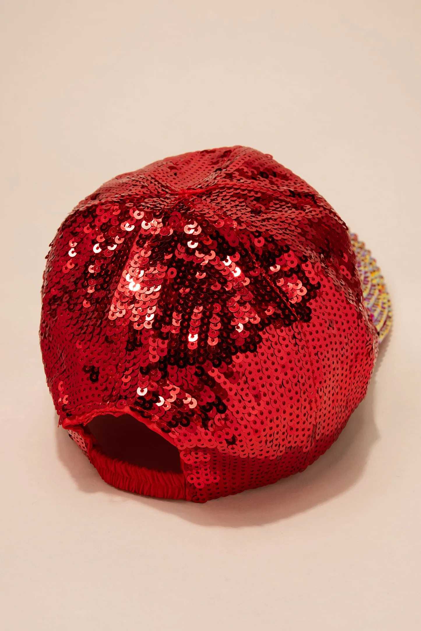 Gloria Sequin and Rhinestone Cap