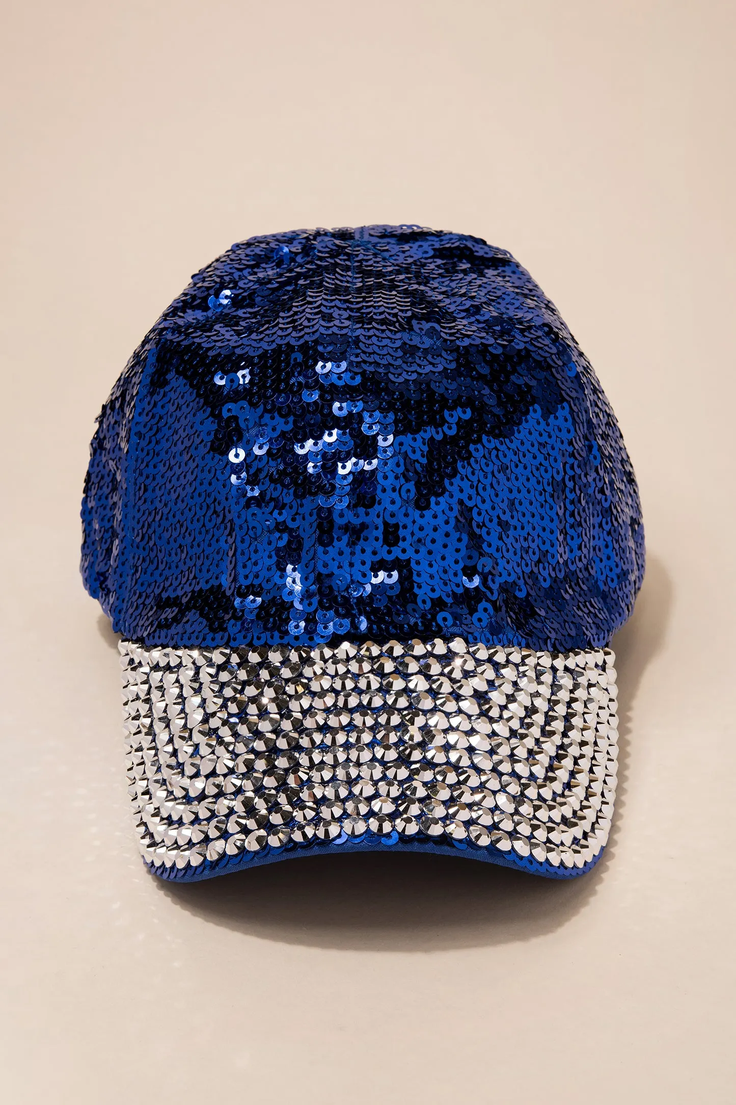 Gloria Sequin and Rhinestone Cap