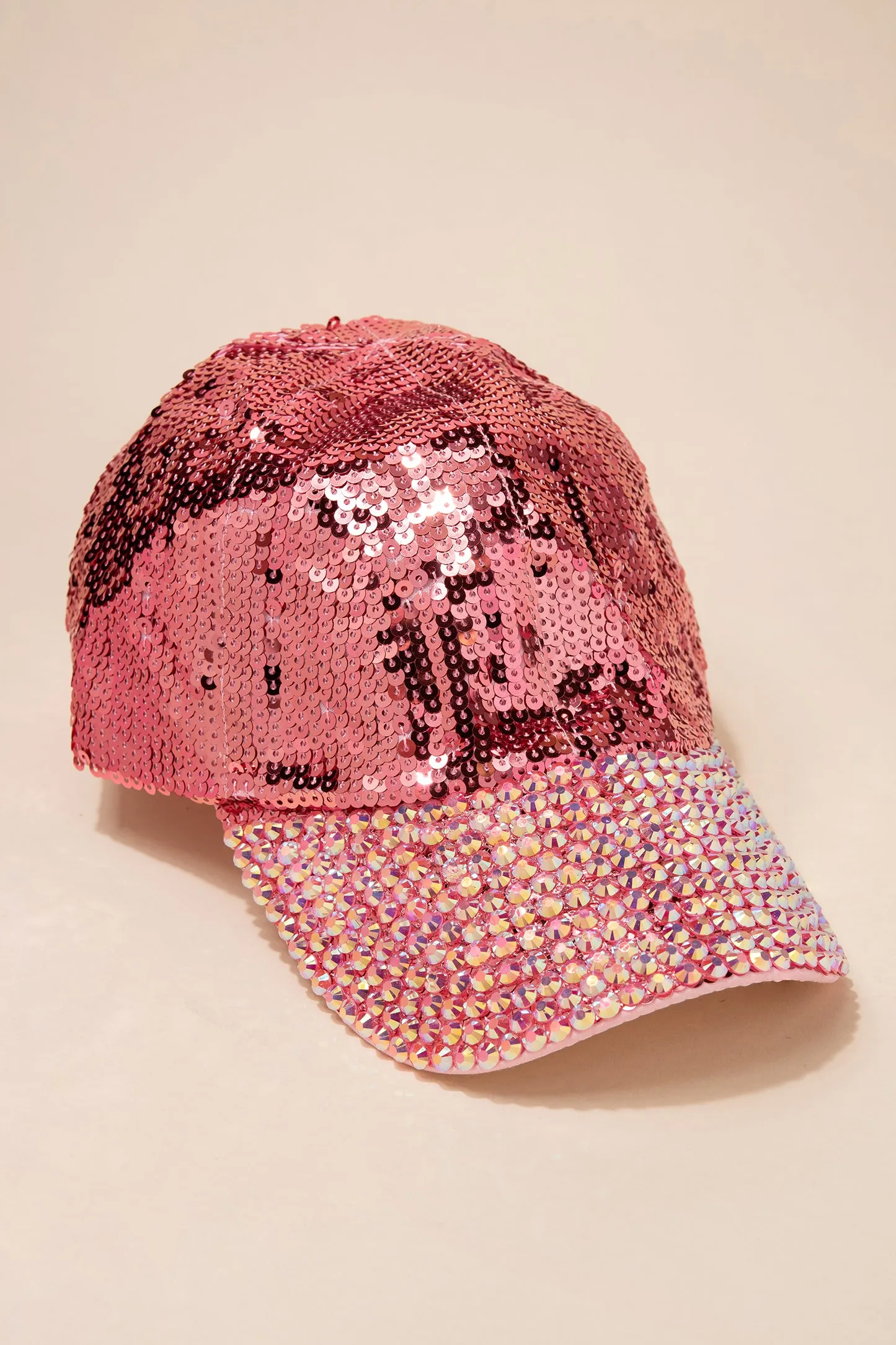 Gloria Sequin and Rhinestone Cap