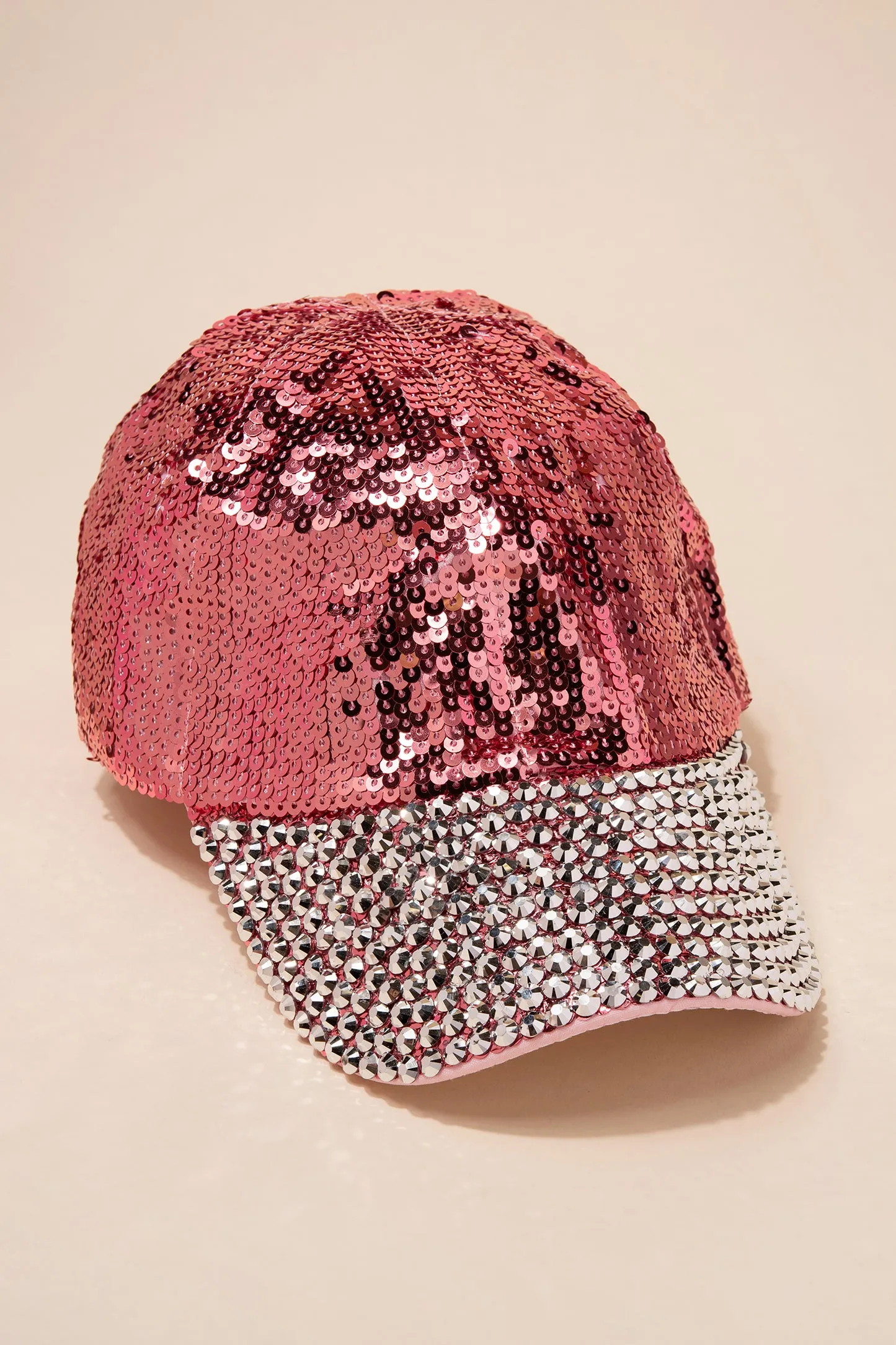 Gloria Sequin and Rhinestone Cap