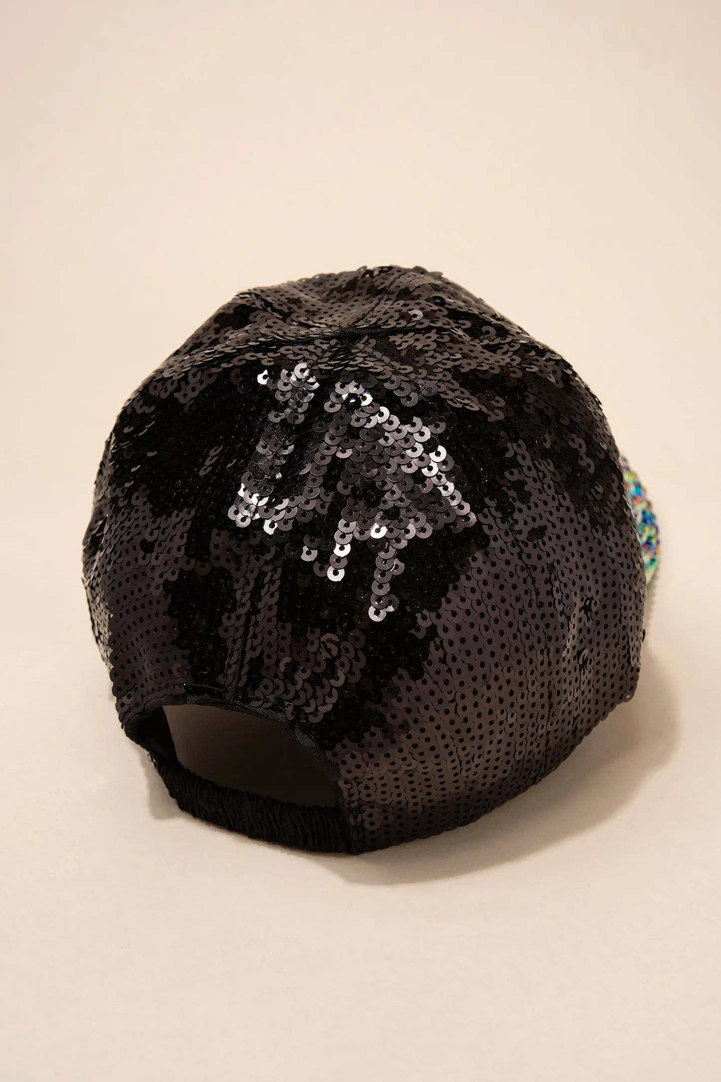 Gloria Sequin and Rhinestone Cap