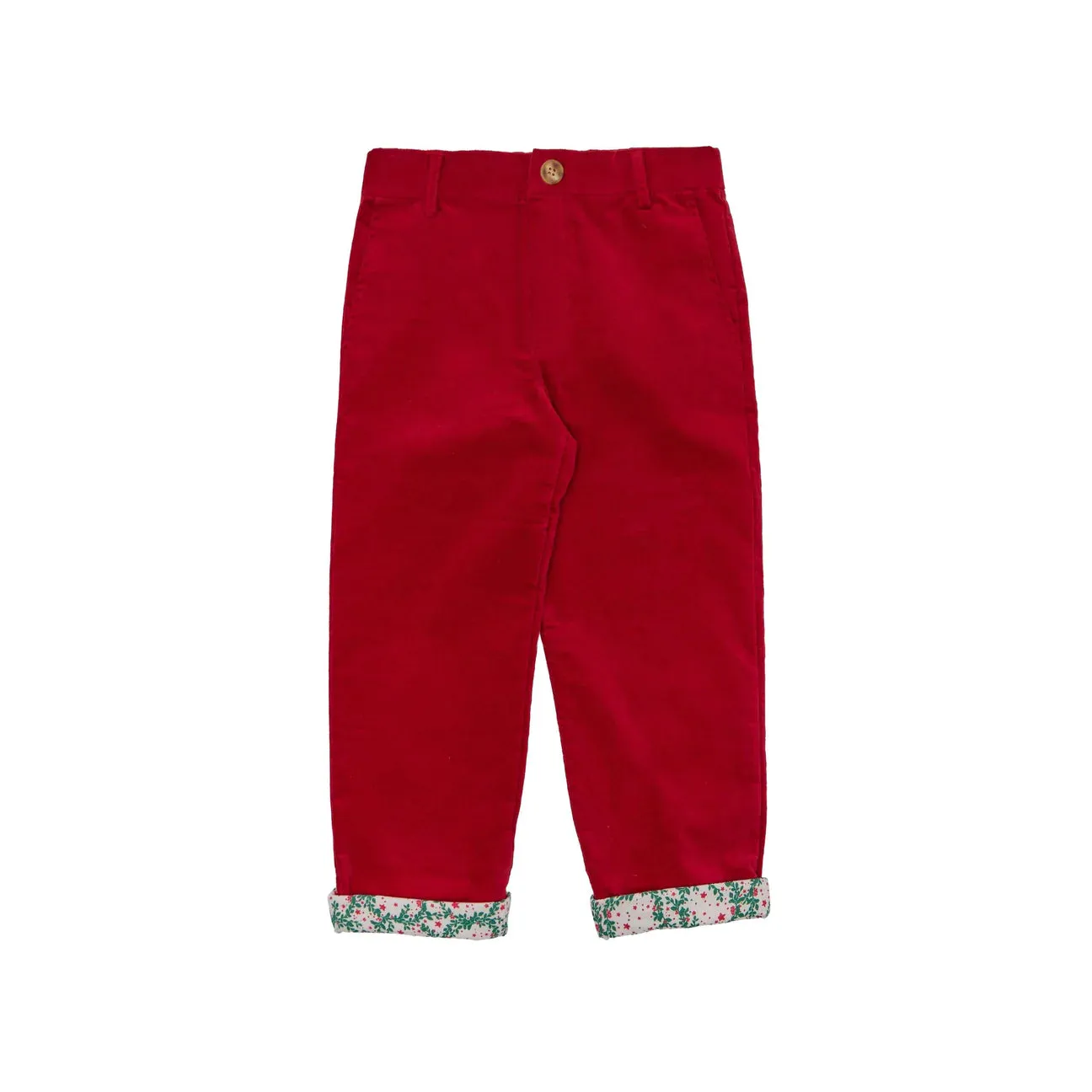 Henry Duvall - Bradford Trousers in Oxford Red Velvet