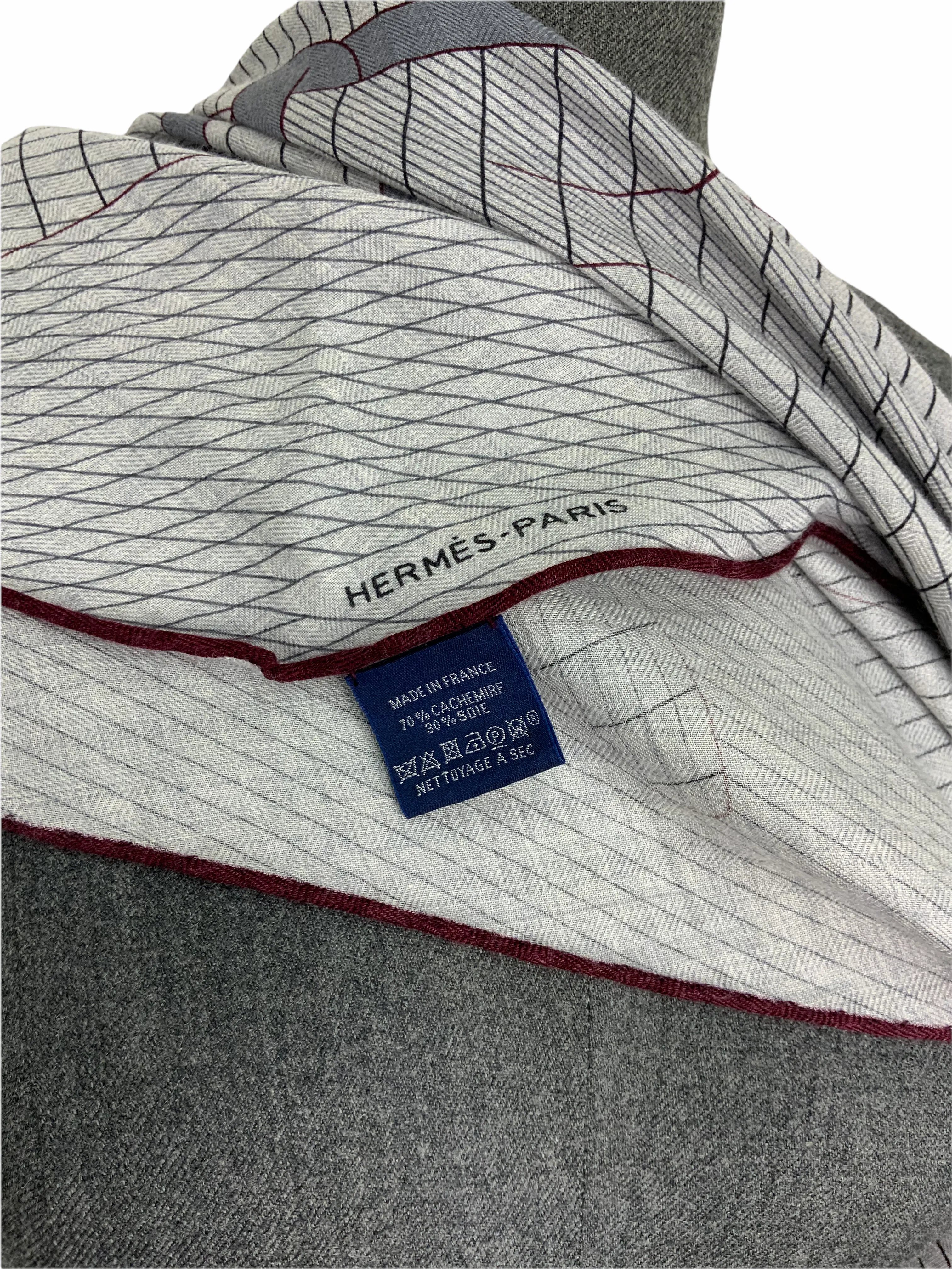 Hermes Cashmere Shawl Scarf