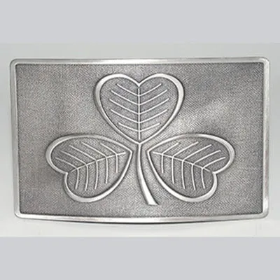 Irish Shamrock Kilt Buckle