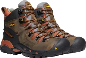 KEEN Utility Men's Pittsburgh 6" Soft Toe WP Work Boot- Brown- 1009709