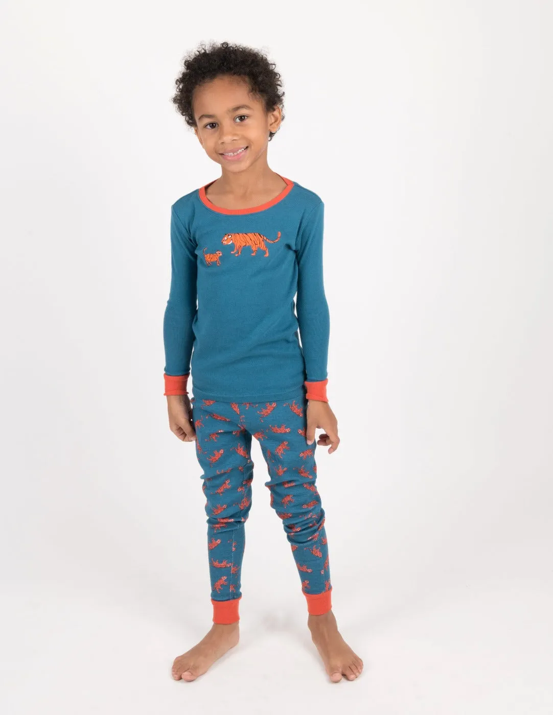 Kids Long Sleeve Cotton Pajamas