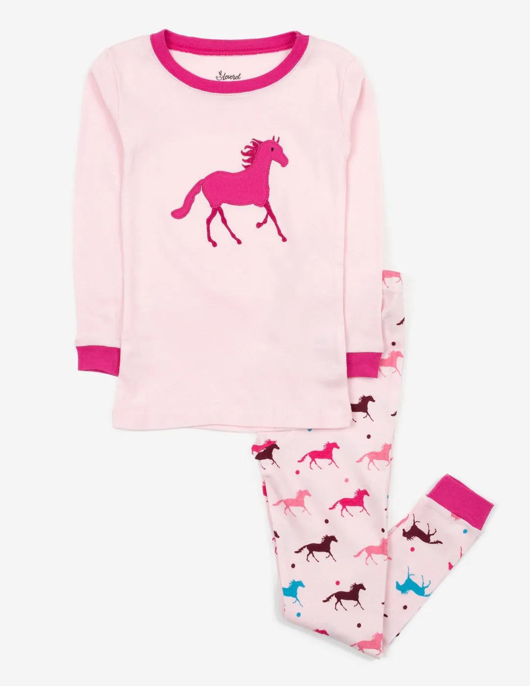 Kids Long Sleeve Cotton Pajamas