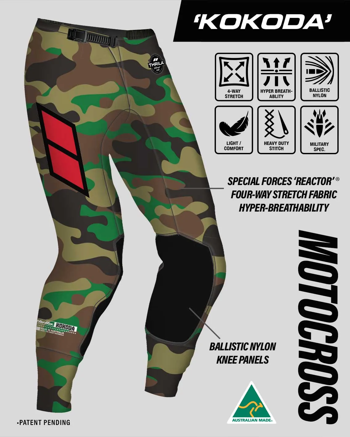 Kokoda Motocross Pant | 21 Days