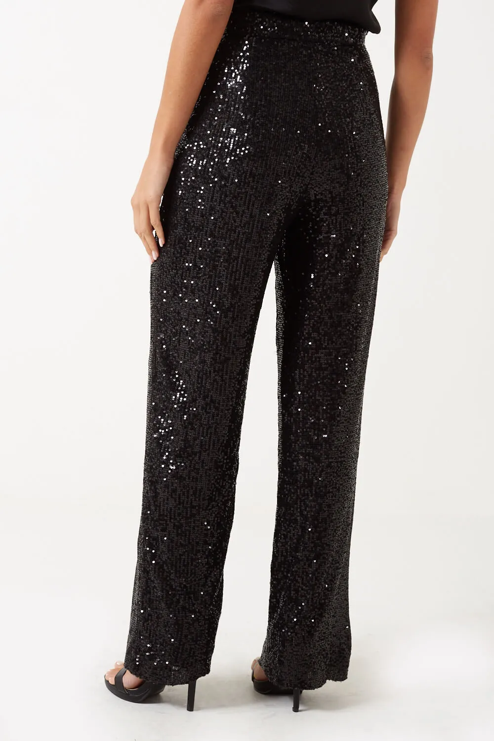 Marc Angelo High Waist Sequin Trouser