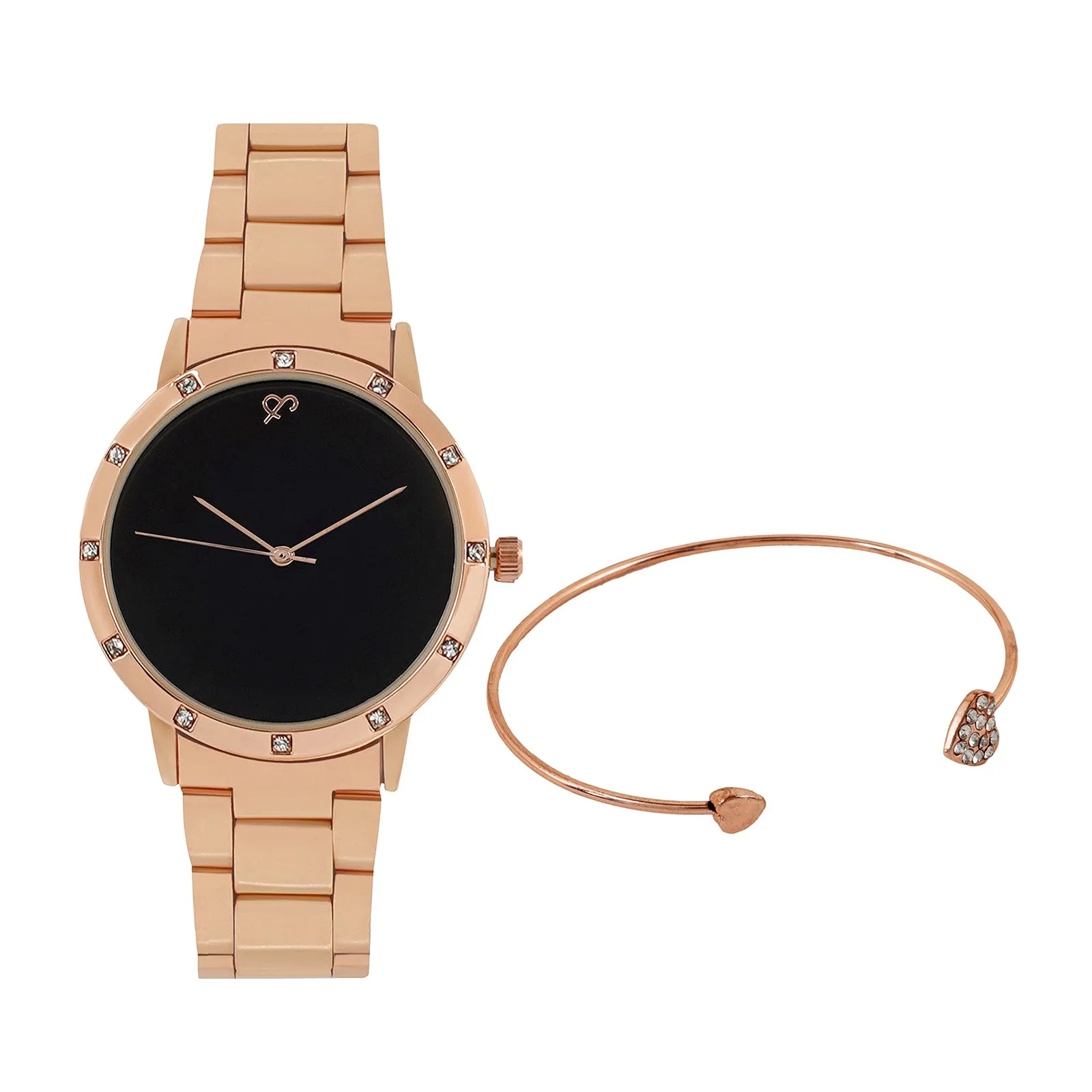 Mavis Rosegold Watch Bracelet Stack