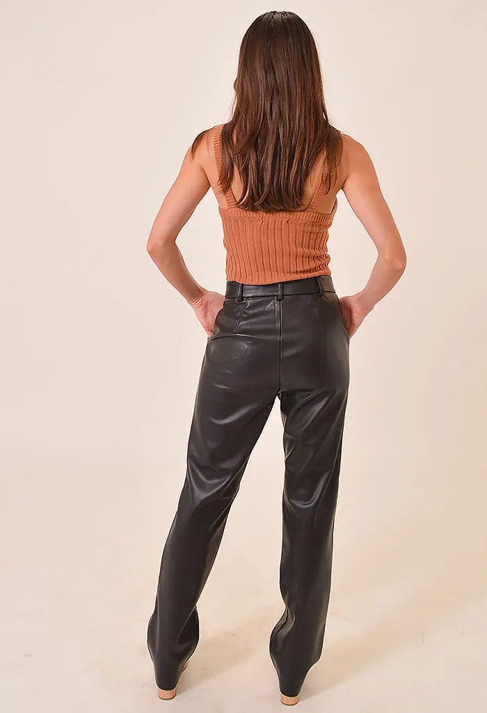 Mercer Faux Leather Pant