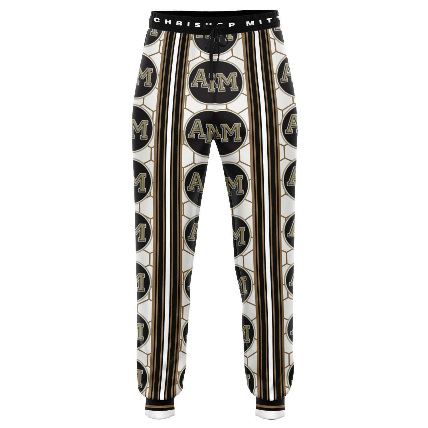 Mitty Monarchs Jet Honeycomb Unisex Fleece Joggers