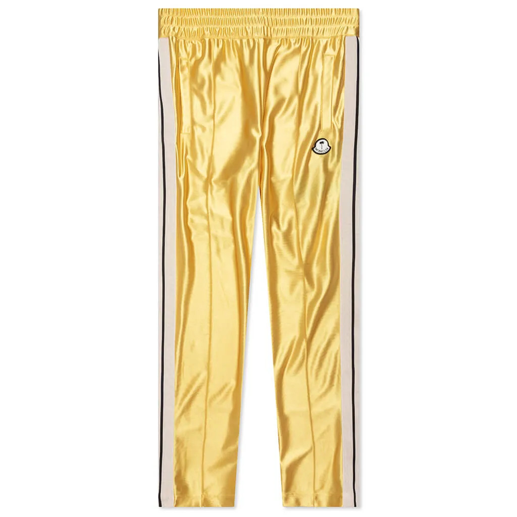 Moncler Genius x Palm Angels Shiny Trackpants - Dark Yellow