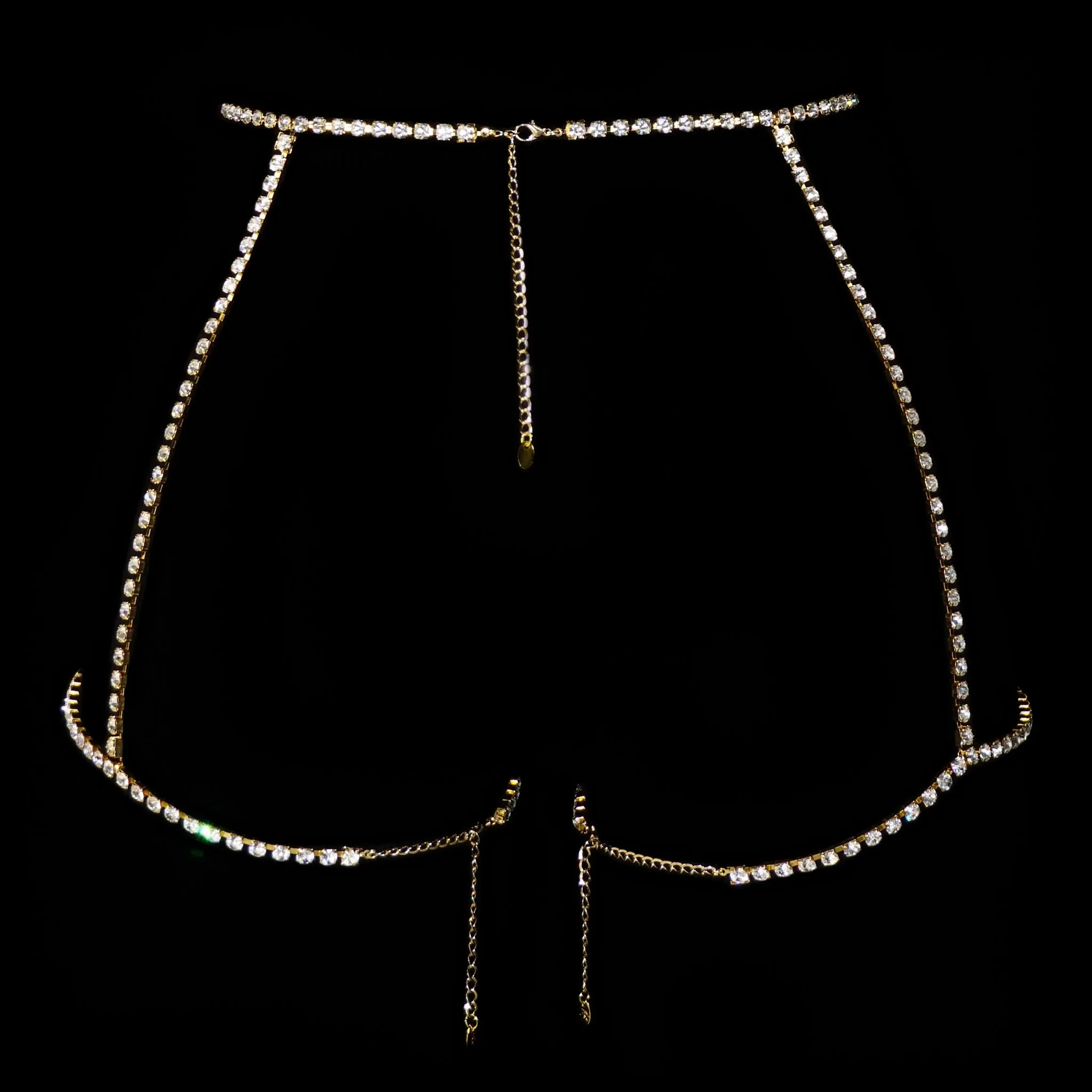 OVERSIZED CRYSTAL HARNESS GARTER