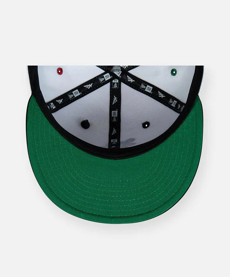 PAPER PLANES P's SNAPBACK W/ GREEN UNDERVSIOR