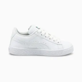 PUMA JUNIOR BASKET CLASSIC XXI WHITE SHOE