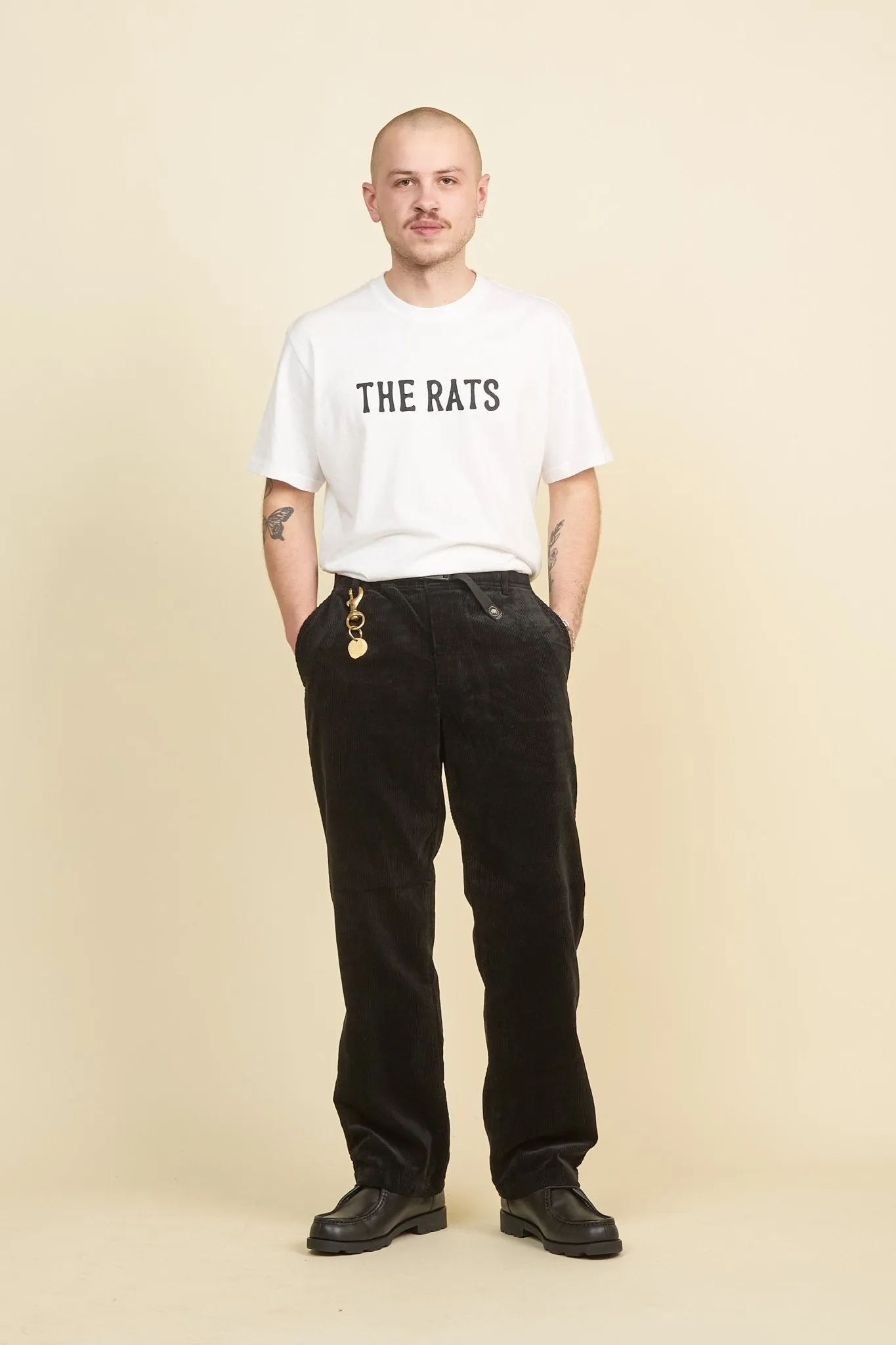 Rats Corduroy Easy Pant - Black