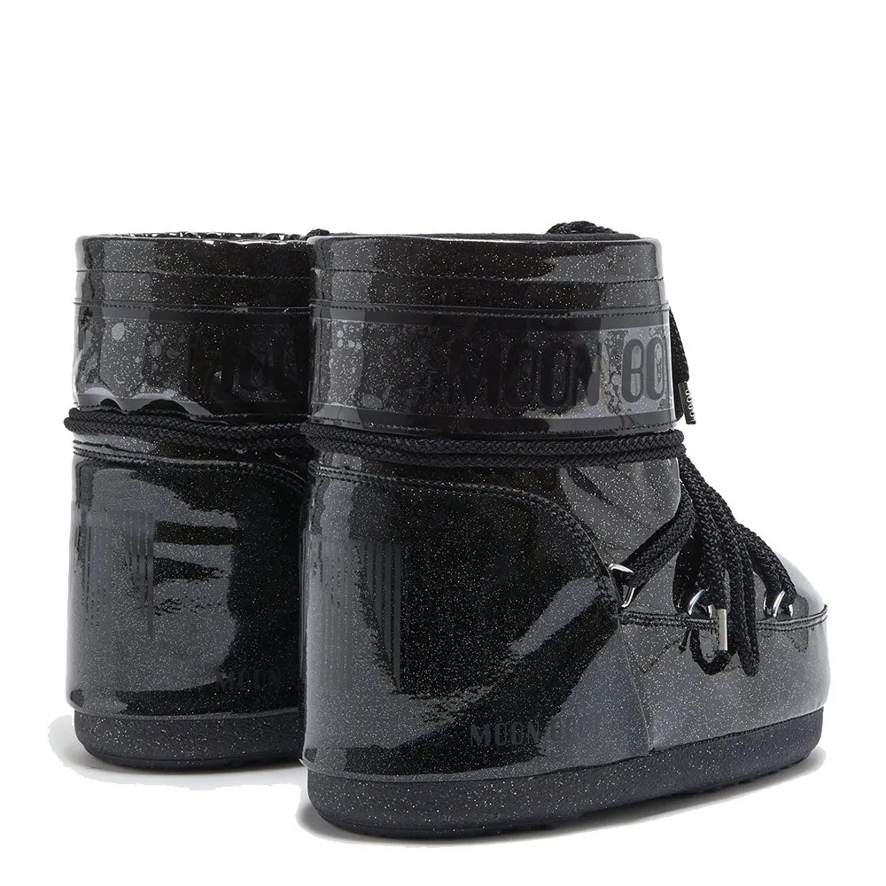 Stivali da Neve Donna MOON BOOT Icon Low Glitter Nero