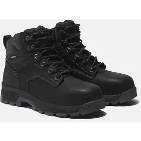 Timberland Pro Women's Titan 6" Comp Toe WP Work Boot -Black- TB1A5WUY001