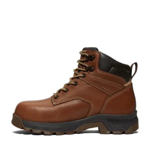 Timberland Pro Women's Titan EV 6 Comp Toe WP Work Boot - Brown - TB0A5P1A214