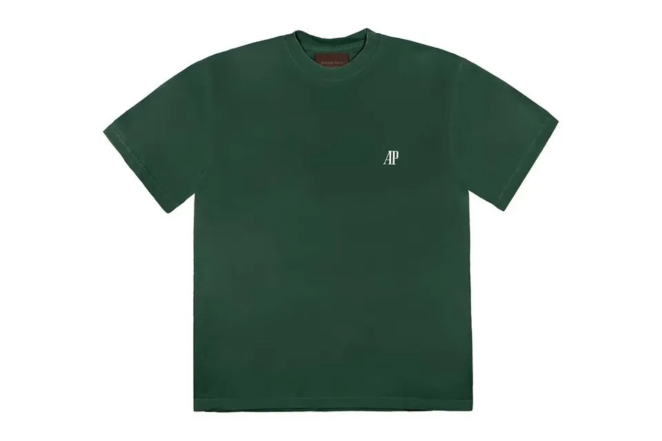 Travis Scott CJ x Audemars Piguet Watch Face Tee "Green"