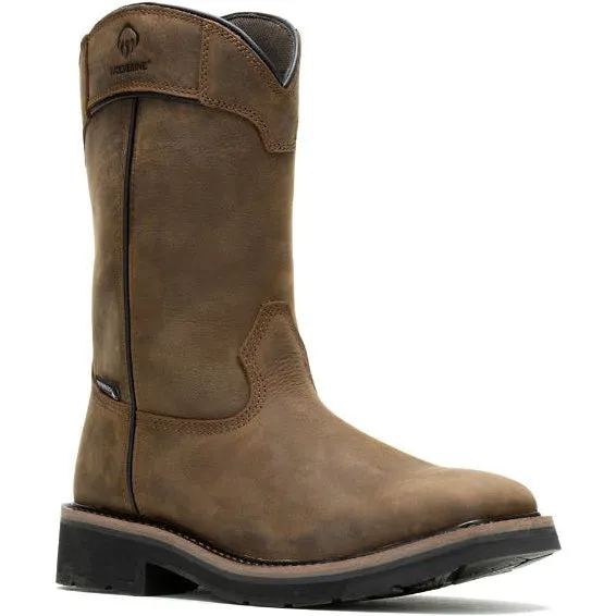 Wolverine Men's Rancher Pull ST Waterproof Work Boot -Coffee- W231114