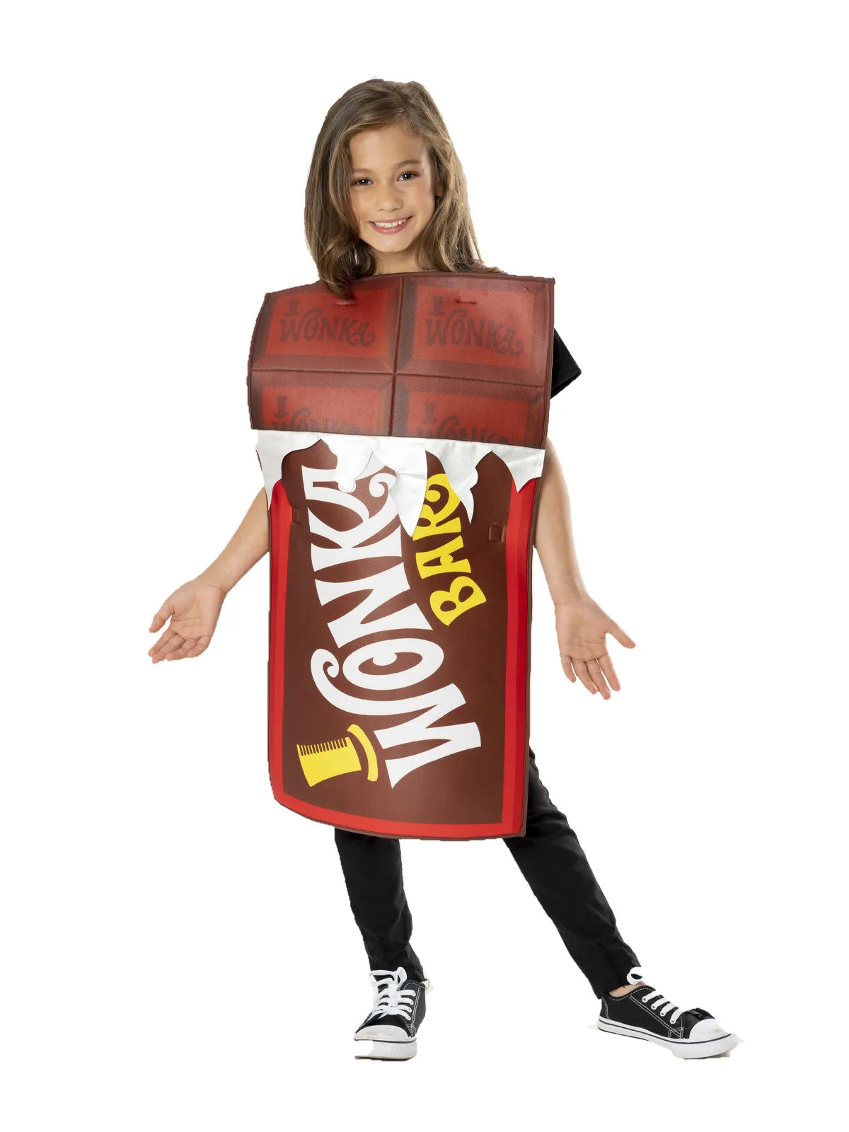 Wonka Bar Tabard Costume for Kids - Warner Bros Charlie and the Chocolate Factory